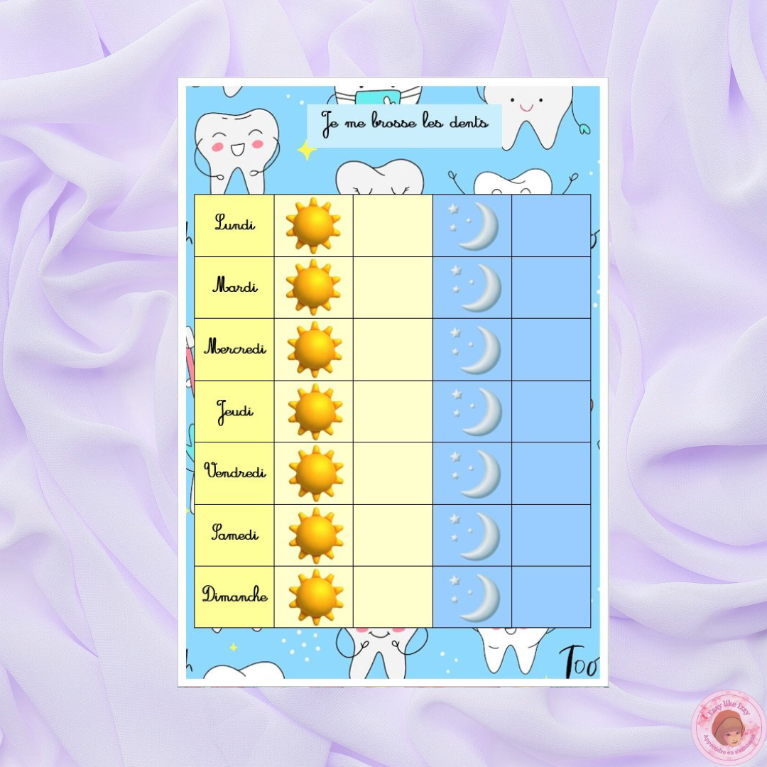 Je me brosse les dents