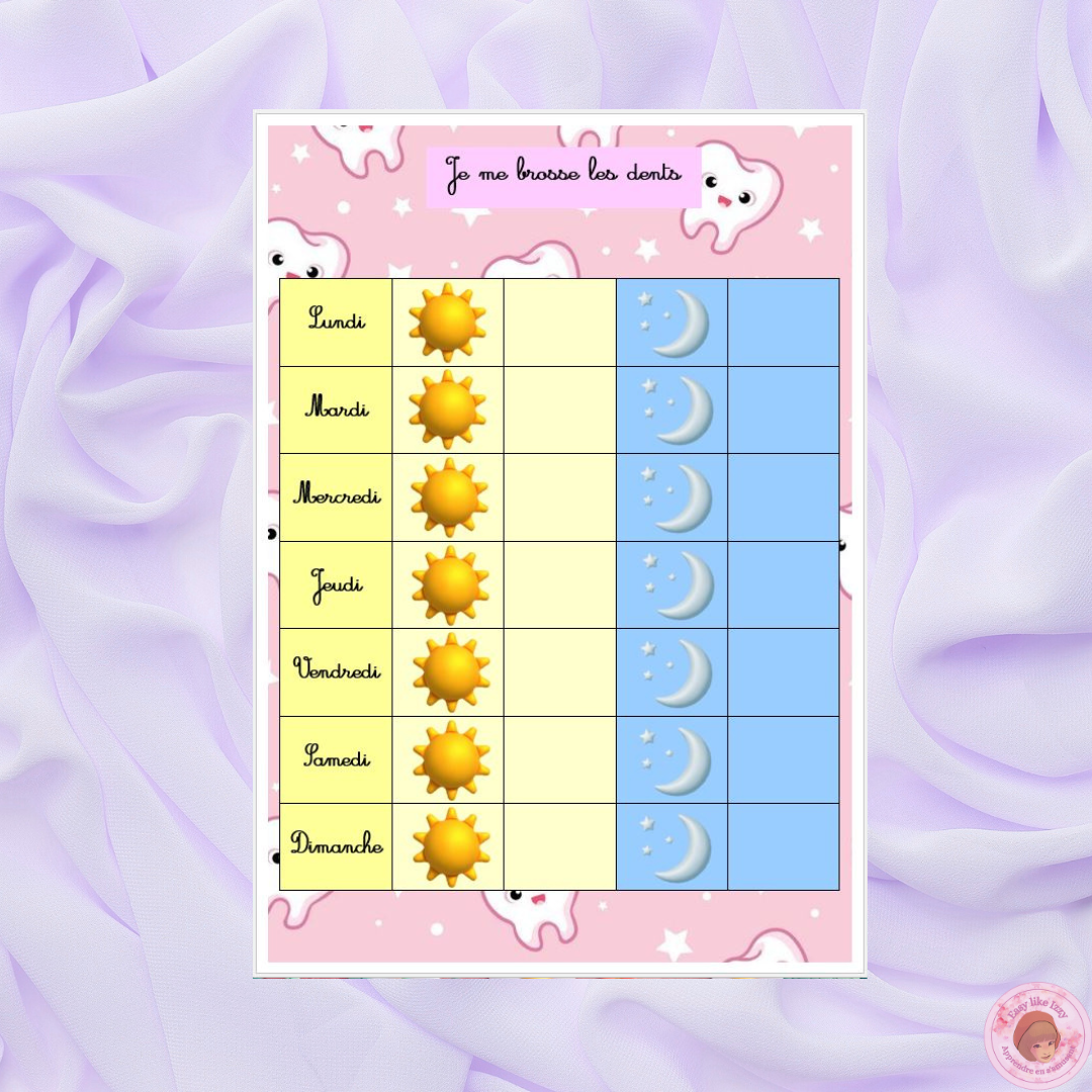 Je me brosse les dents