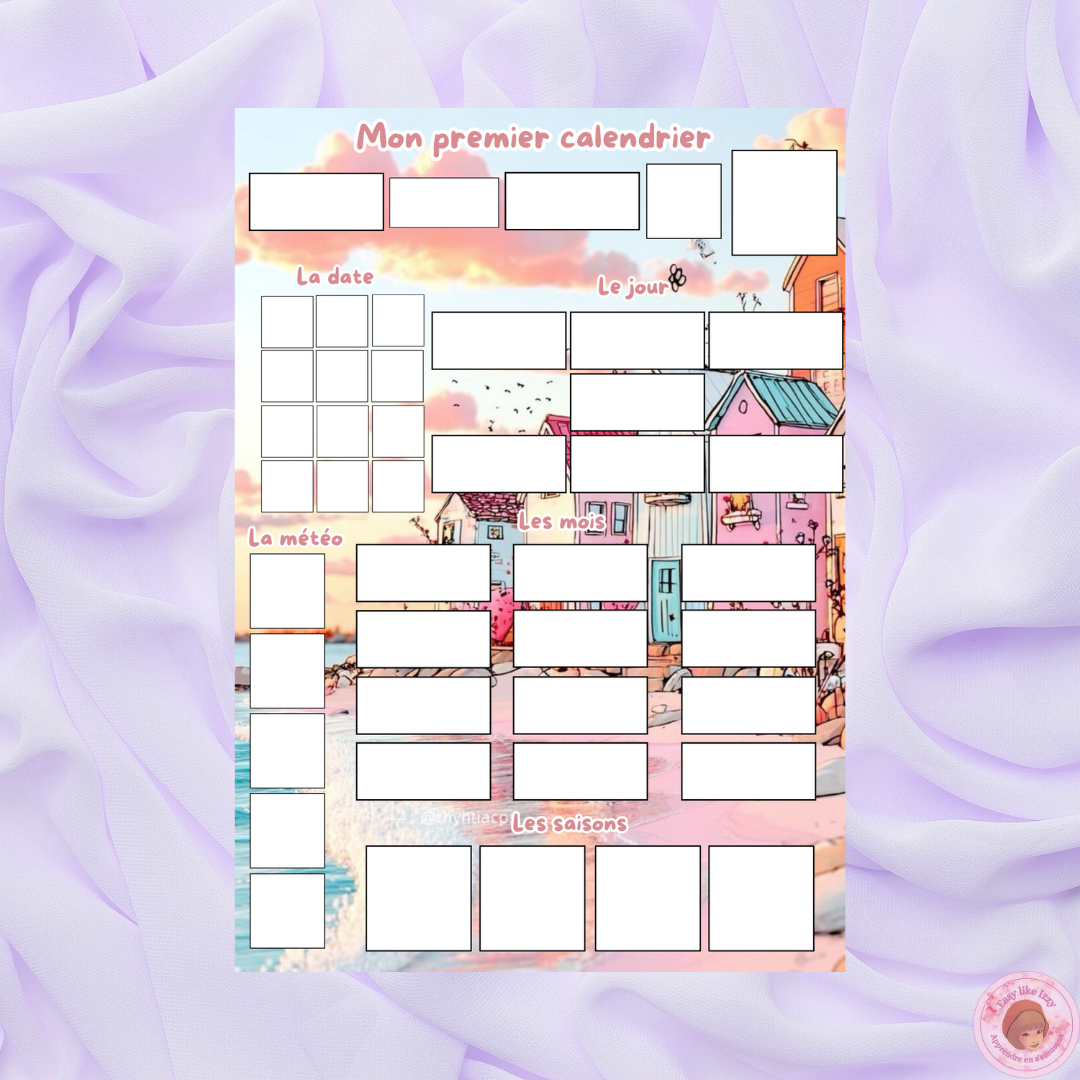 Mon premier calendrier