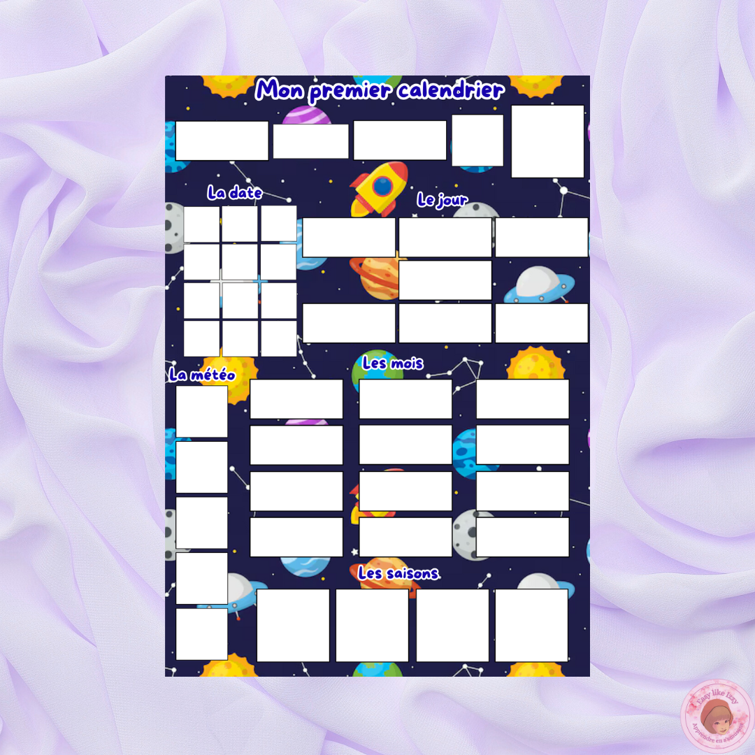 Mon premier calendrier