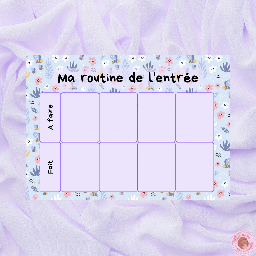 Routine de l'entrée
