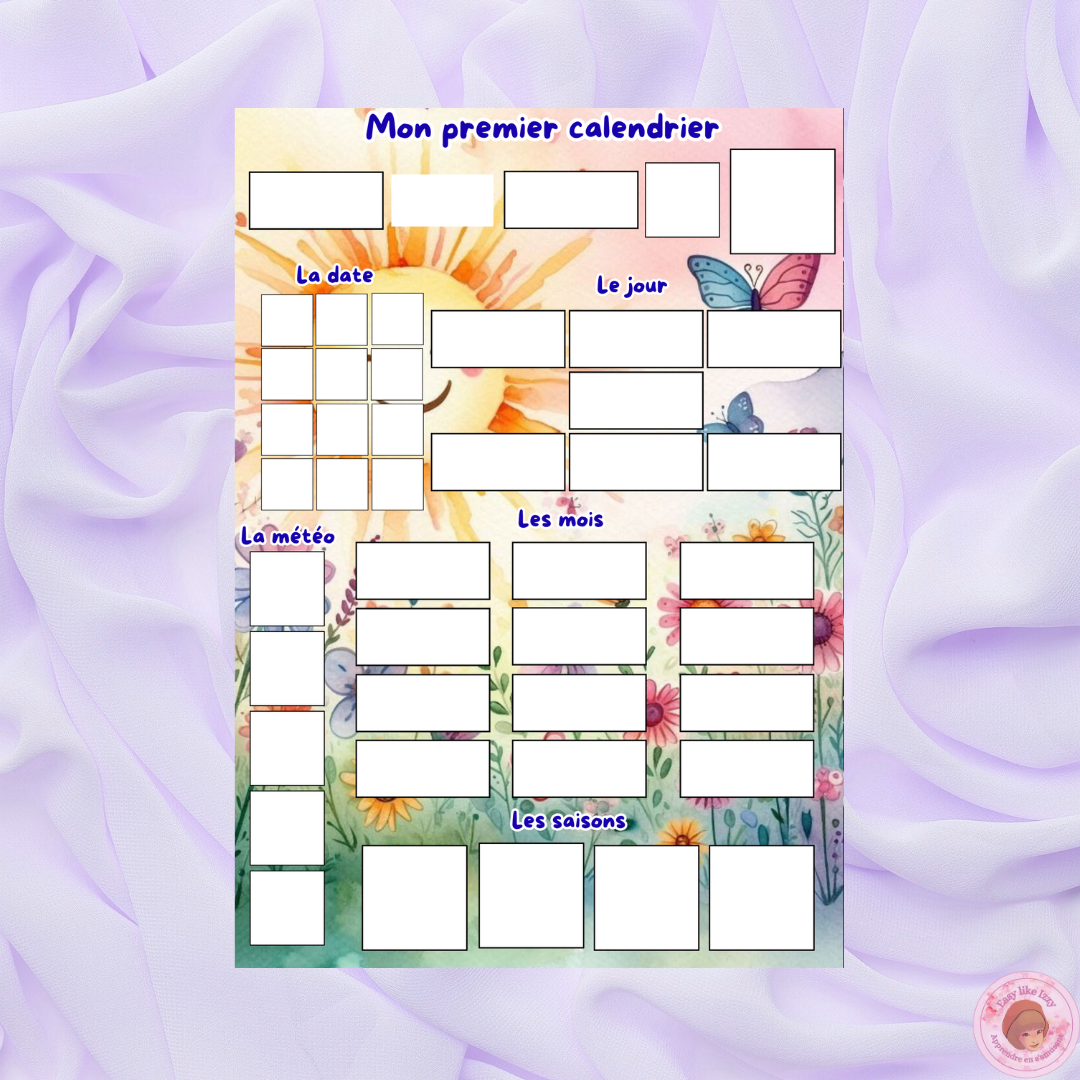 Mon premier calendrier
