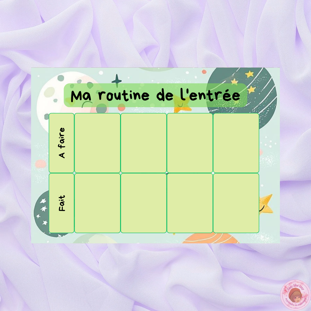 Routine de l'entrée